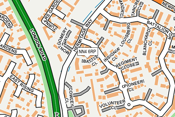 NN4 6RP map - OS OpenMap – Local (Ordnance Survey)