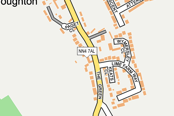 NN4 7AL map - OS OpenMap – Local (Ordnance Survey)