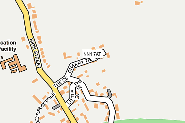 NN4 7AT map - OS OpenMap – Local (Ordnance Survey)