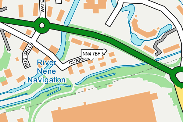 Map of COSMIN DRIVER SERVICES NORTHAMPTON LTD at local scale