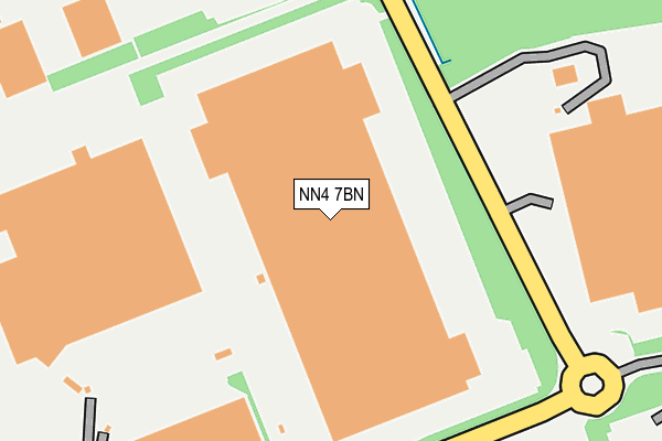 NN4 7BN map - OS OpenMap – Local (Ordnance Survey)
