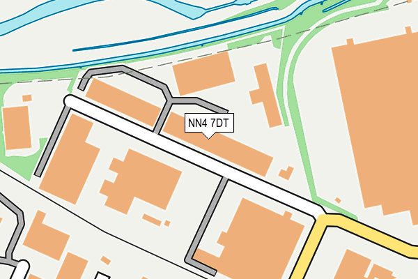 NN4 7DT map - OS OpenMap – Local (Ordnance Survey)