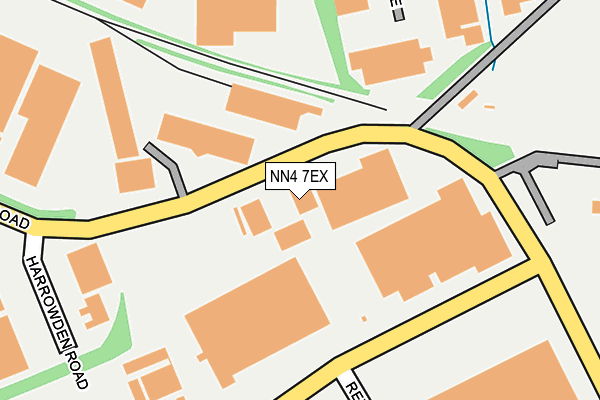 NN4 7EX map - OS OpenMap – Local (Ordnance Survey)