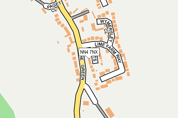 NN4 7NX map - OS OpenMap – Local (Ordnance Survey)