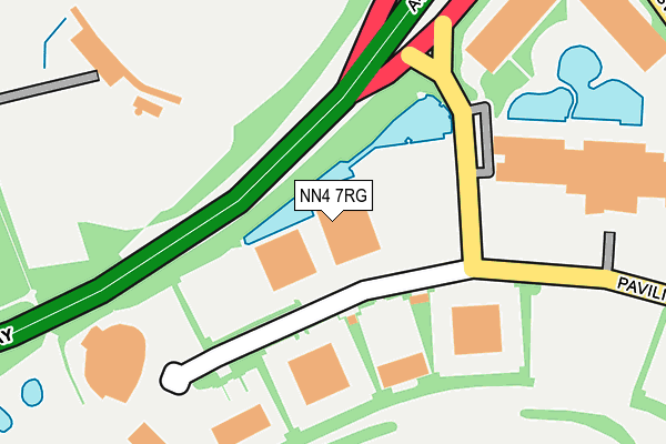 NN4 7RG map - OS OpenMap – Local (Ordnance Survey)