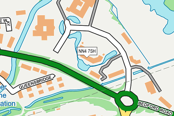 NN4 7SH map - OS OpenMap – Local (Ordnance Survey)