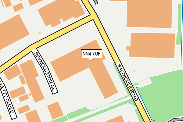 NN4 7UF map - OS OpenMap – Local (Ordnance Survey)