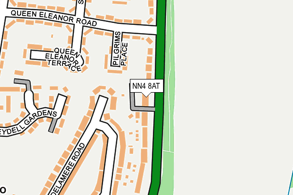 NN4 8AT map - OS OpenMap – Local (Ordnance Survey)