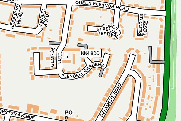 NN4 8DQ map - OS OpenMap – Local (Ordnance Survey)