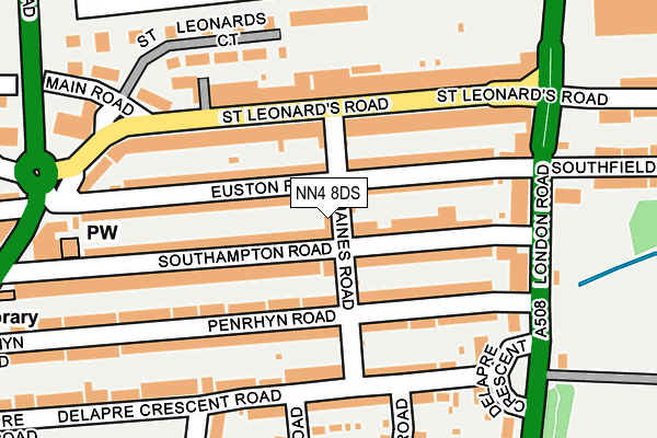NN4 8DS map - OS OpenMap – Local (Ordnance Survey)