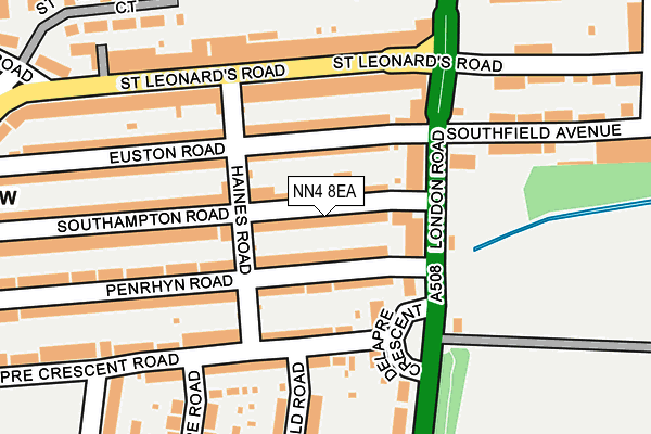 NN4 8EA map - OS OpenMap – Local (Ordnance Survey)