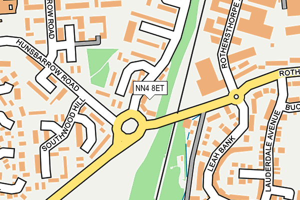 NN4 8ET map - OS OpenMap – Local (Ordnance Survey)