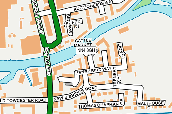 NN4 8GH map - OS OpenMap – Local (Ordnance Survey)