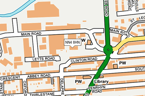 NN4 8HN map - OS OpenMap – Local (Ordnance Survey)