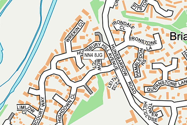 NN4 8JG map - OS OpenMap – Local (Ordnance Survey)