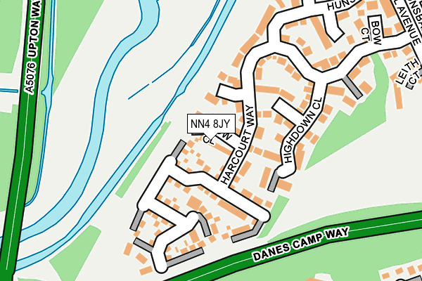 NN4 8JY map - OS OpenMap – Local (Ordnance Survey)