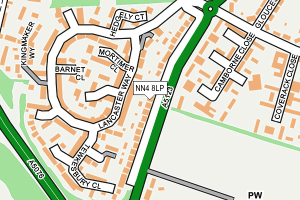 NN4 8LP map - OS OpenMap – Local (Ordnance Survey)