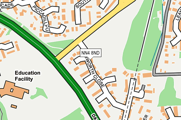 NN4 8ND map - OS OpenMap – Local (Ordnance Survey)