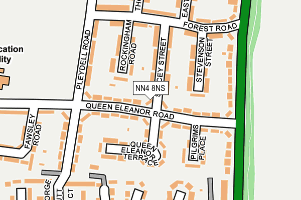 NN4 8NS map - OS OpenMap – Local (Ordnance Survey)