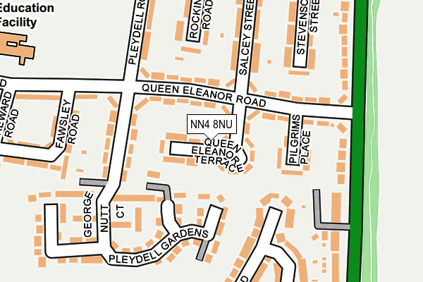 NN4 8NU map - OS OpenMap – Local (Ordnance Survey)