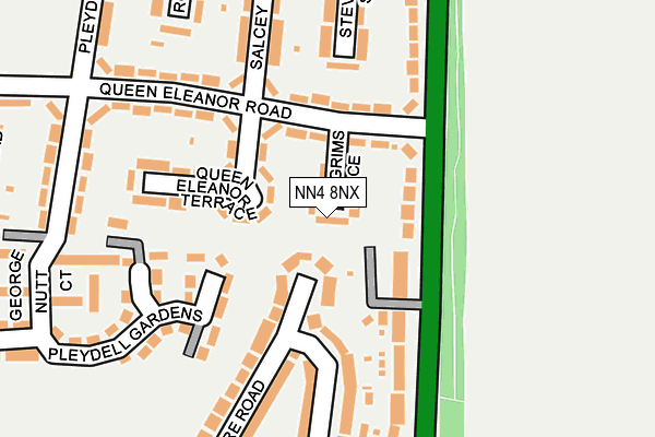 NN4 8NX map - OS OpenMap – Local (Ordnance Survey)
