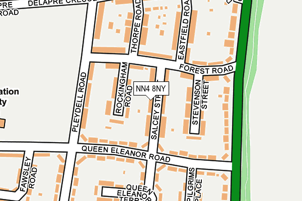 NN4 8NY map - OS OpenMap – Local (Ordnance Survey)