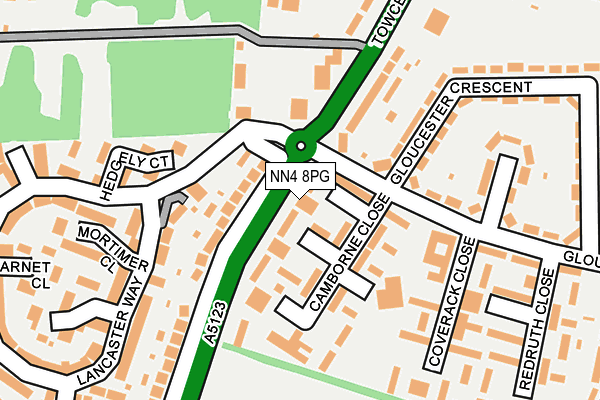 NN4 8PG map - OS OpenMap – Local (Ordnance Survey)