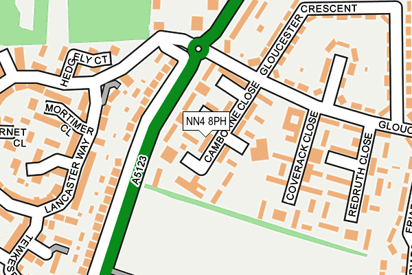 NN4 8PH map - OS OpenMap – Local (Ordnance Survey)