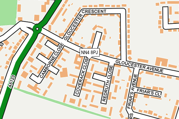 NN4 8PJ map - OS OpenMap – Local (Ordnance Survey)