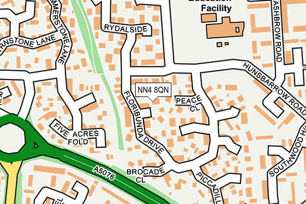 NN4 8QN map - OS OpenMap – Local (Ordnance Survey)