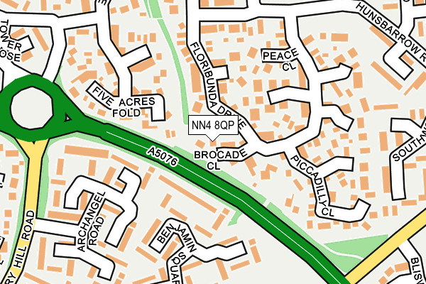 NN4 8QP map - OS OpenMap – Local (Ordnance Survey)