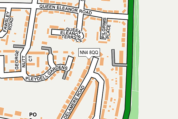 NN4 8QQ map - OS OpenMap – Local (Ordnance Survey)