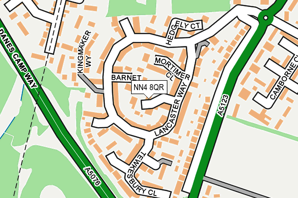 NN4 8QR map - OS OpenMap – Local (Ordnance Survey)