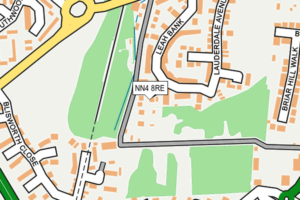 NN4 8RE map - OS OpenMap – Local (Ordnance Survey)