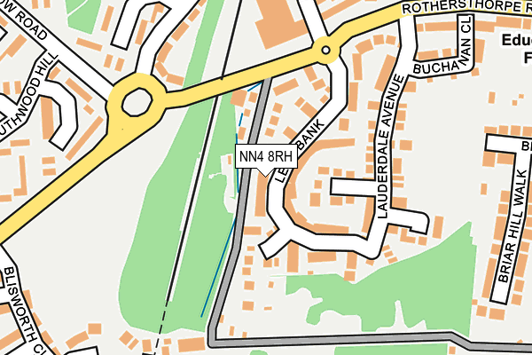 NN4 8RH map - OS OpenMap – Local (Ordnance Survey)