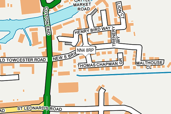 NN4 8RP map - OS OpenMap – Local (Ordnance Survey)