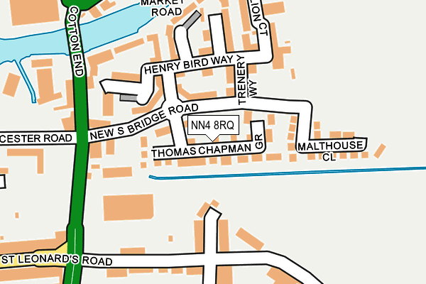 NN4 8RQ map - OS OpenMap – Local (Ordnance Survey)
