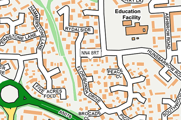 NN4 8RT map - OS OpenMap – Local (Ordnance Survey)