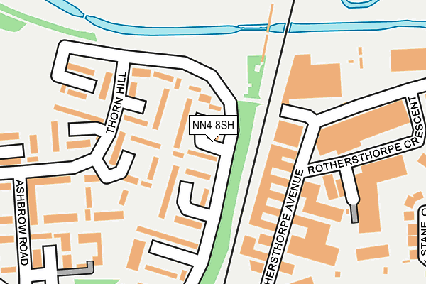 NN4 8SH map - OS OpenMap – Local (Ordnance Survey)