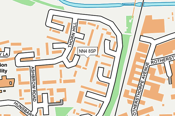 NN4 8SP map - OS OpenMap – Local (Ordnance Survey)
