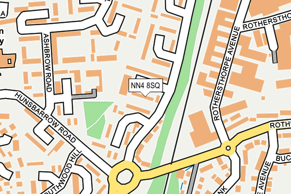 NN4 8SQ map - OS OpenMap – Local (Ordnance Survey)