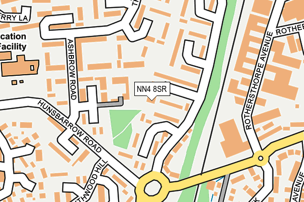 NN4 8SR map - OS OpenMap – Local (Ordnance Survey)
