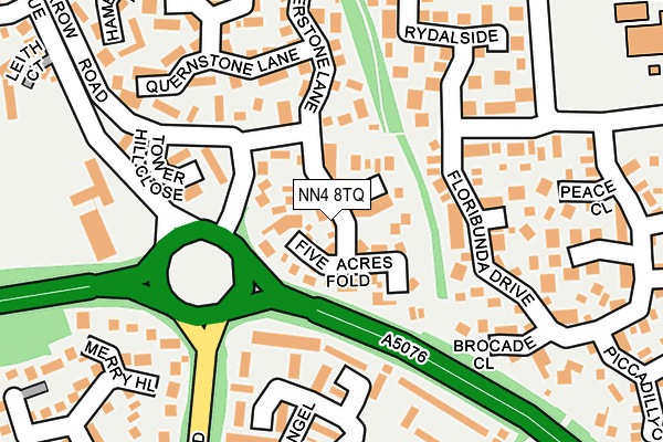 NN4 8TQ map - OS OpenMap – Local (Ordnance Survey)