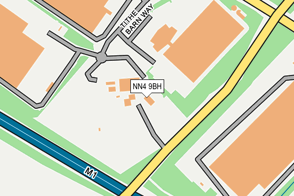 NN4 9BH map - OS OpenMap – Local (Ordnance Survey)