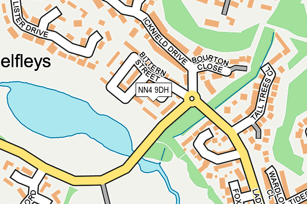 NN4 9DH map - OS OpenMap – Local (Ordnance Survey)