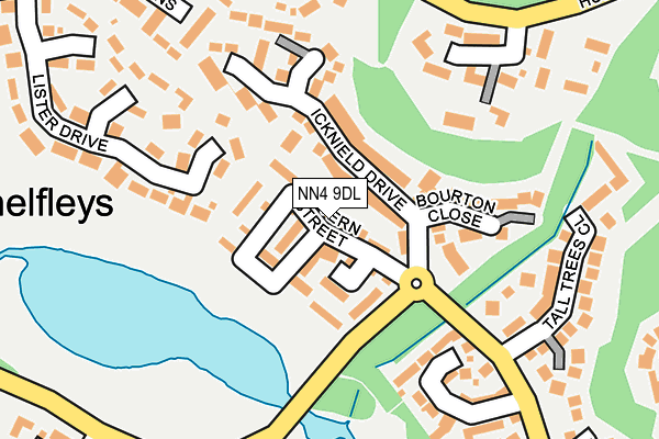 NN4 9DL map - OS OpenMap – Local (Ordnance Survey)