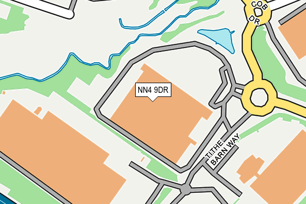 NN4 9DR map - OS OpenMap – Local (Ordnance Survey)