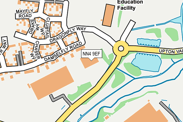 NN4 9EF map - OS OpenMap – Local (Ordnance Survey)