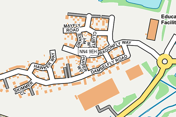 NN4 9EH map - OS OpenMap – Local (Ordnance Survey)