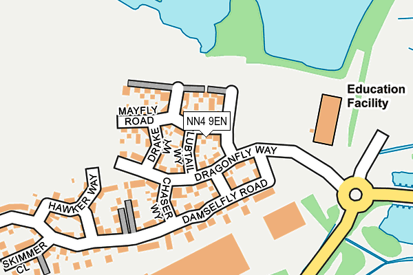 NN4 9EN map - OS OpenMap – Local (Ordnance Survey)